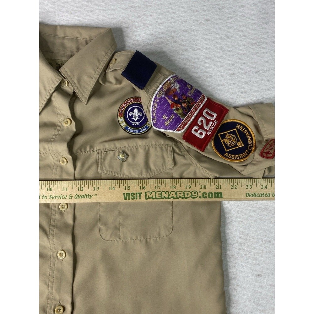 Boy Scouts of America Cub Scout Uniform Ladies Shirt Size Medium Polyester USA - Picture 6 of 13